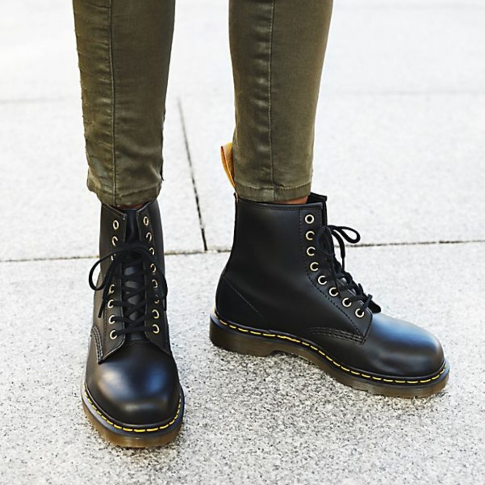 Dr Martens Vegan 1460 classic ankle boots in black